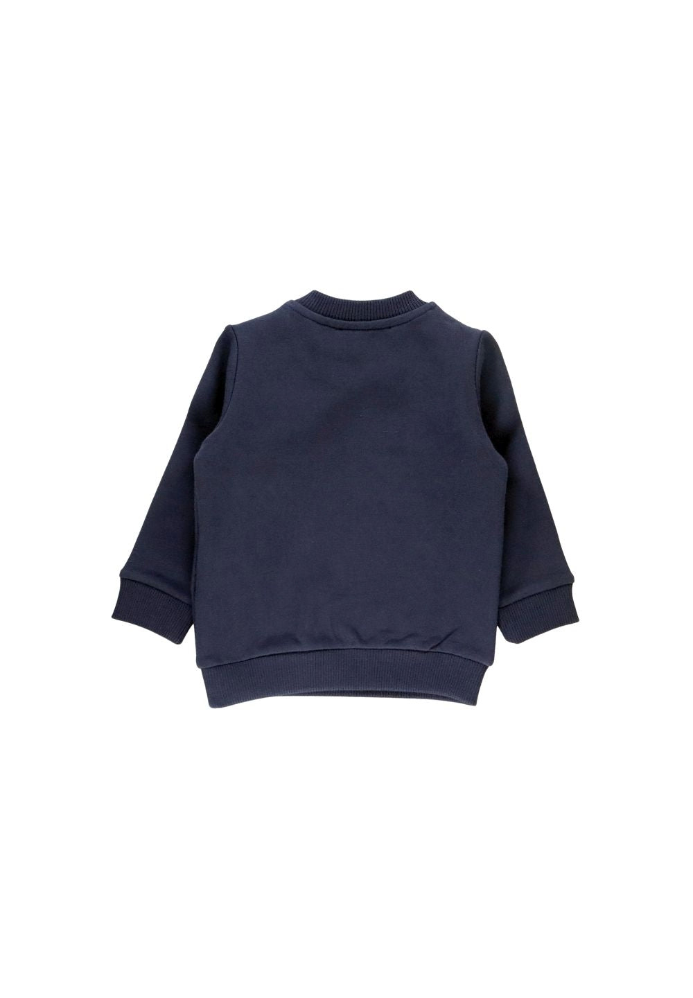 Felpa girocollo blu per neonato - Primamoda kids
