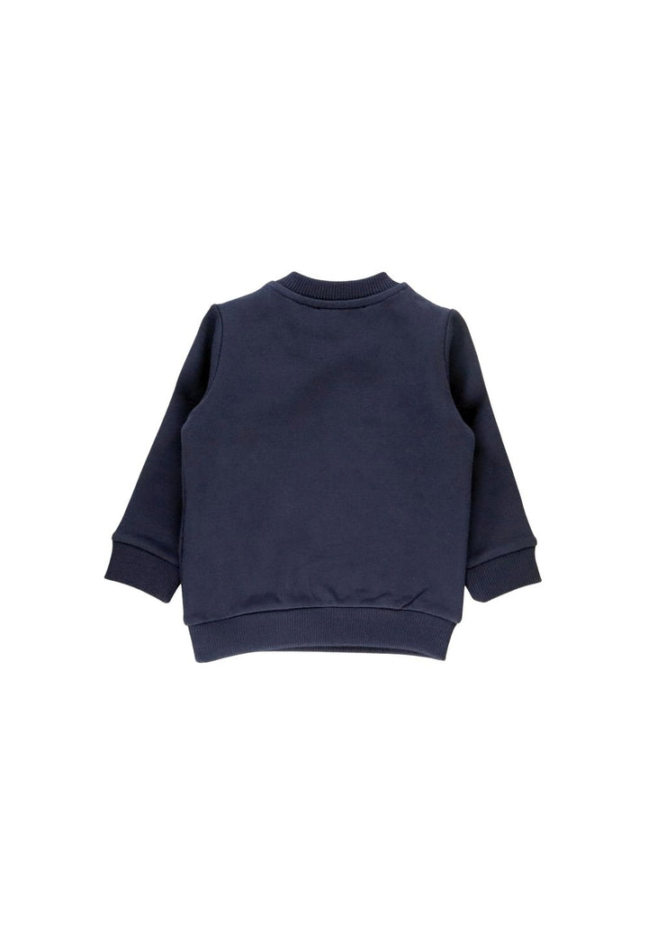 Felpa girocollo blu per neonato - Primamoda kids