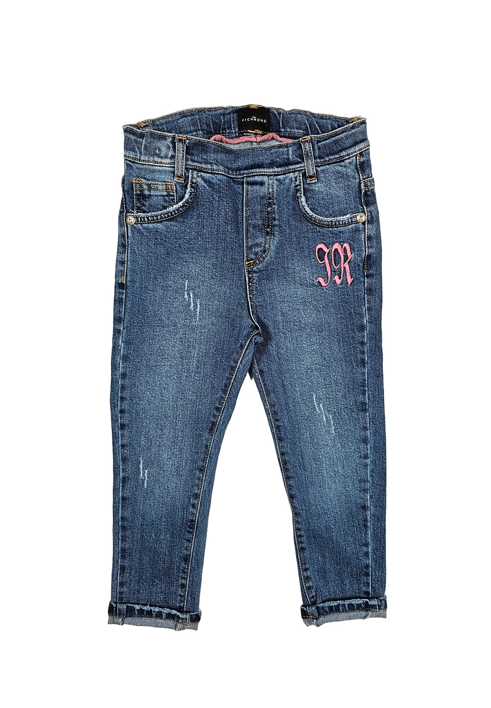 Jeans blu denim per neonata - Primamoda kids