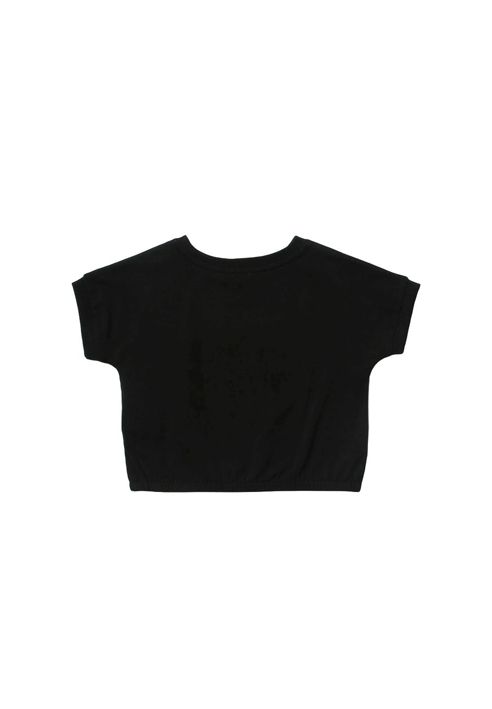 T-shirt nera per bambina - Primamoda kids