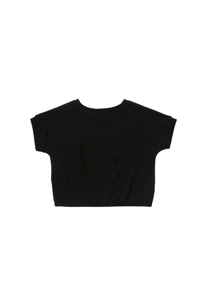 T-shirt nera per bambina - Primamoda kids