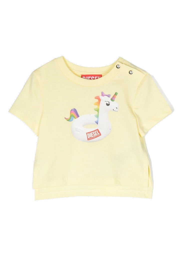 T-shirt gialla per bambina - Primamoda kids