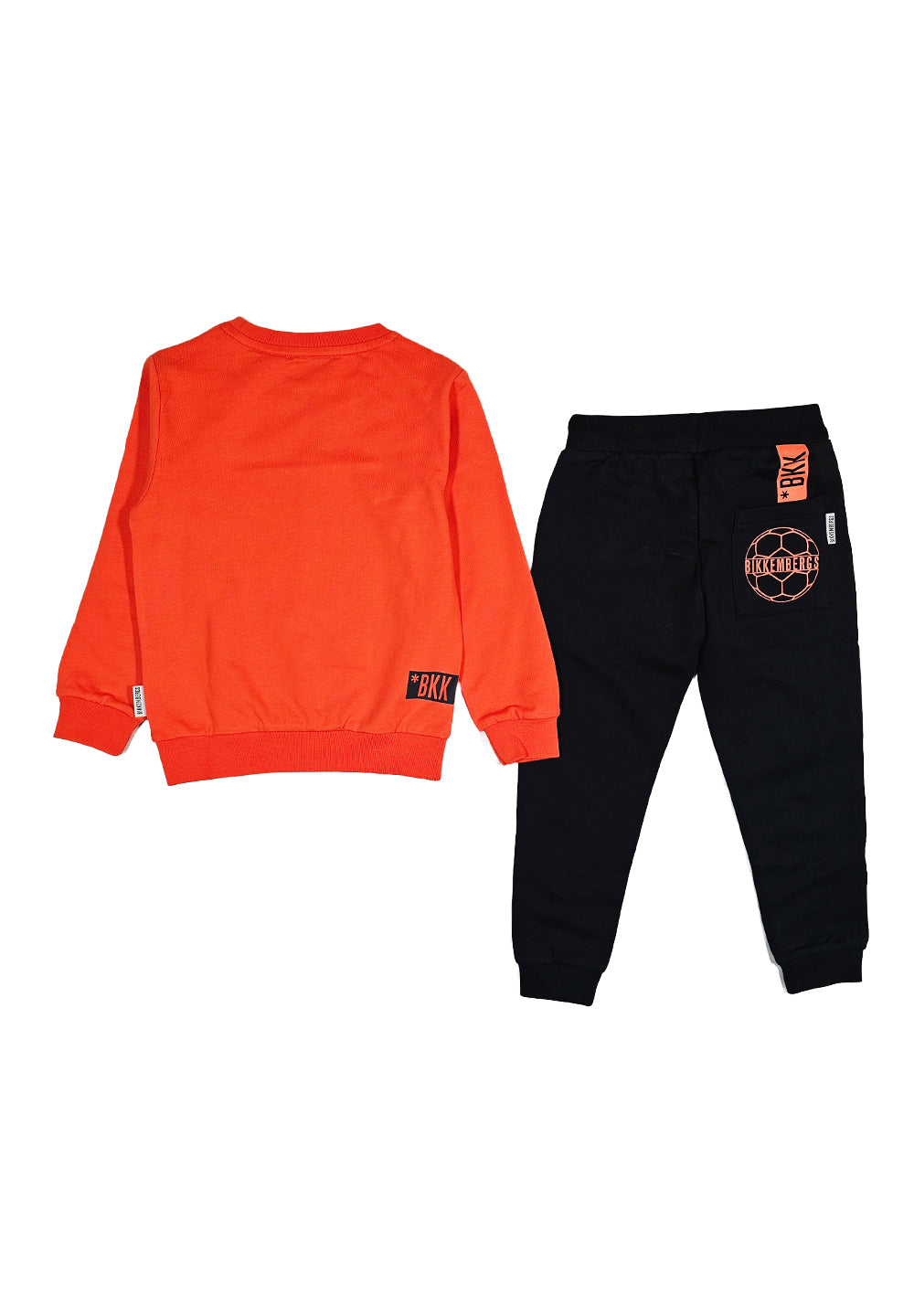 Completo felpa arancione-blu per bambino - Primamoda kids