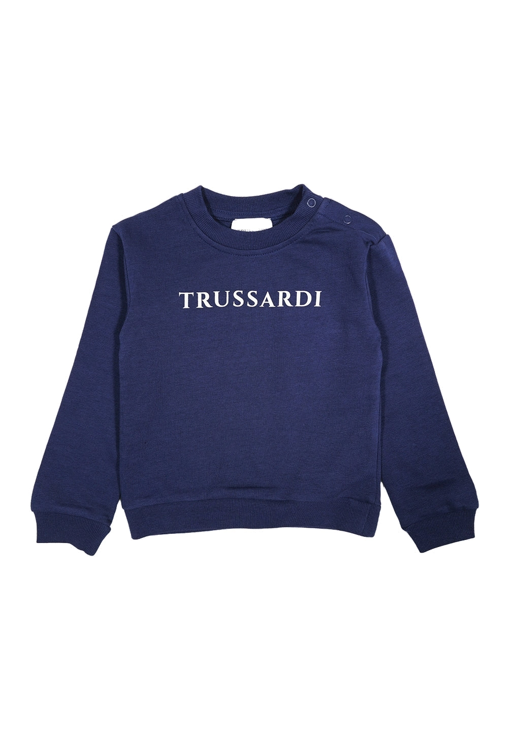 Felpa girocollo blu per neonato - Primamoda kids
