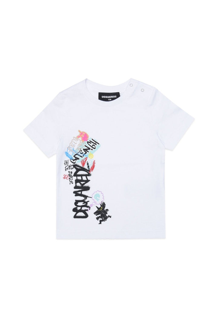T-shirt bianca per neonato - Primamoda kids