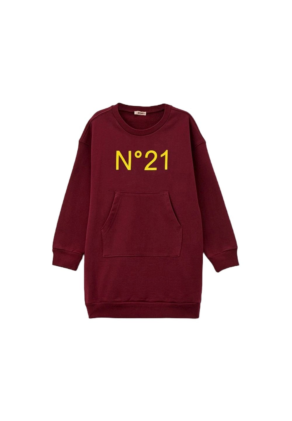 Vestito felpa bordeaux per bambina - Primamoda kids