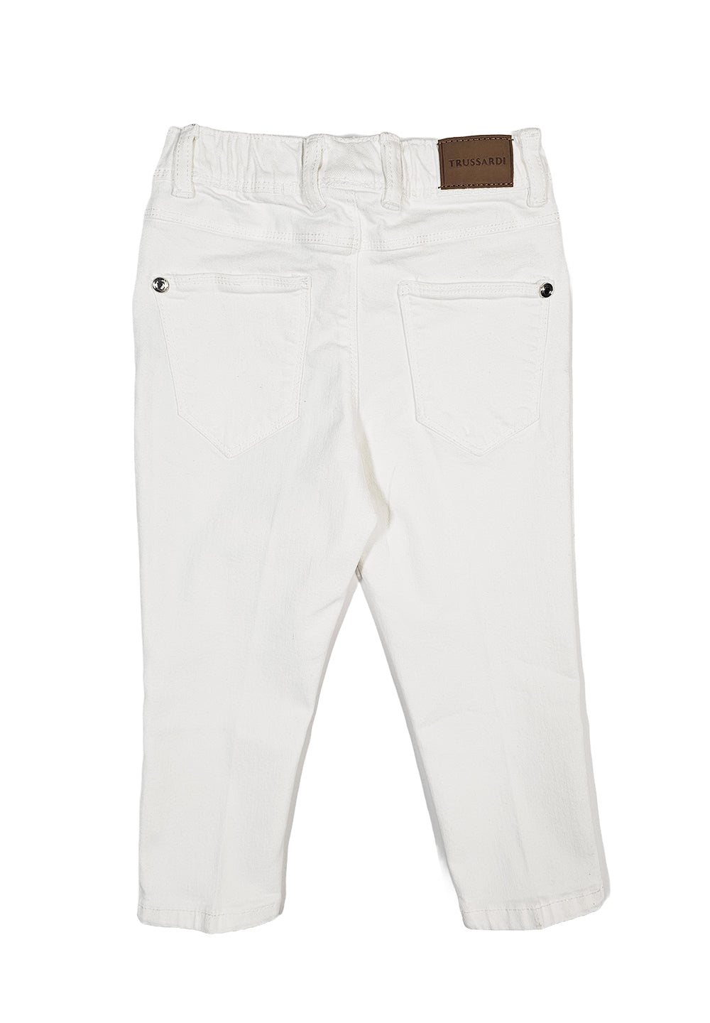 Pantalone bianco per neonato - Primamoda kids