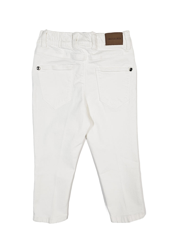 Pantalone bianco per neonato - Primamoda kids