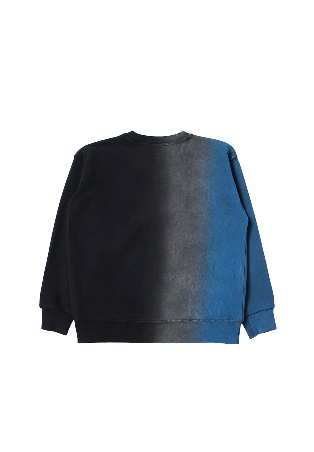 Felpa girocollo nero-blu per bambino - Primamoda kids