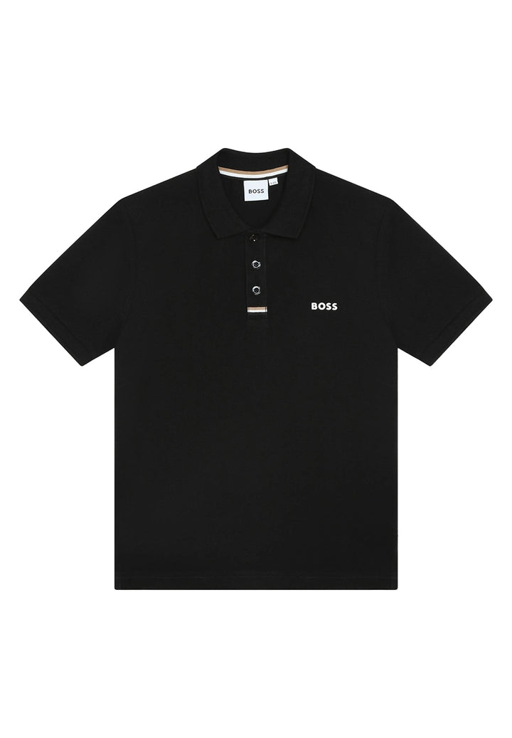 Polo nera per bambino - Primamoda kids