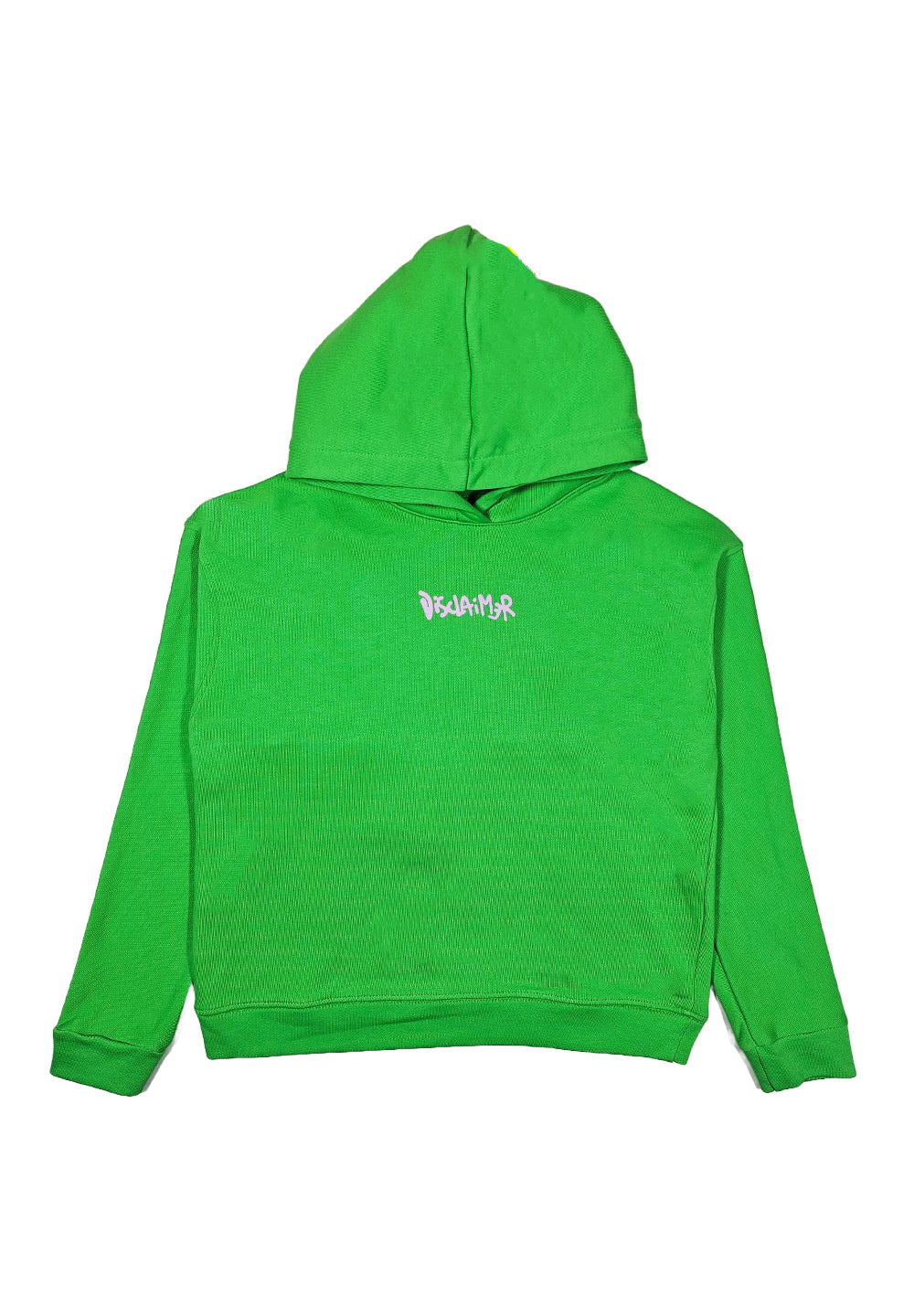 Felpa cappuccio verde per bambina - Primamoda kids