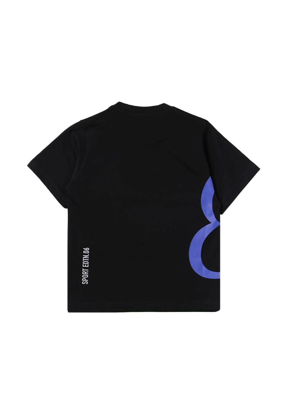T-shirt nera per bambino - Primamoda kids