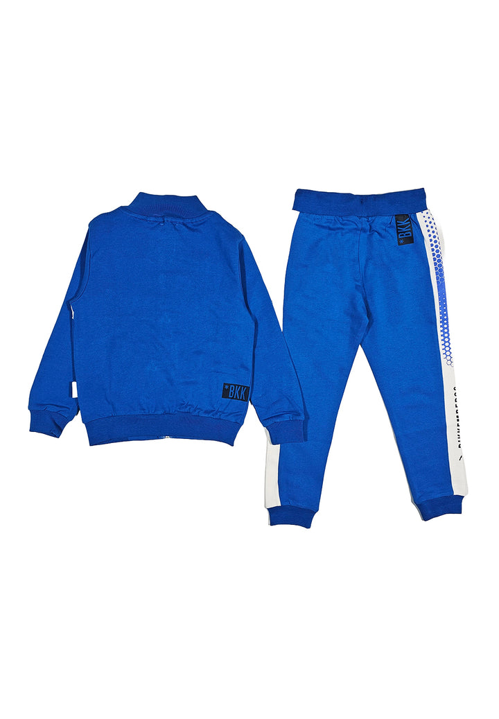 Completo felpa blu royal per bambino - Primamoda kids