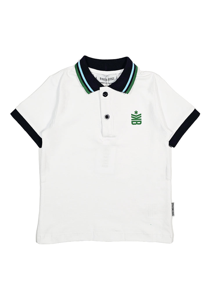 Polo bianca per bambino - Primamoda kids