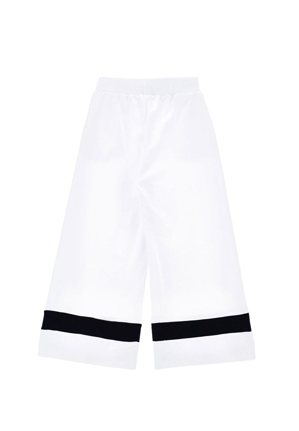 Pantalone felpa bianco per bambina - Primamoda kids
