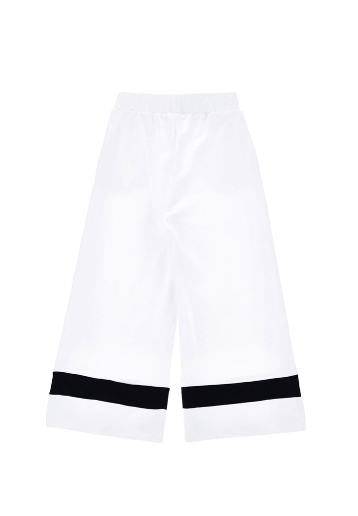 Pantalone felpa bianco per bambina - Primamoda kids