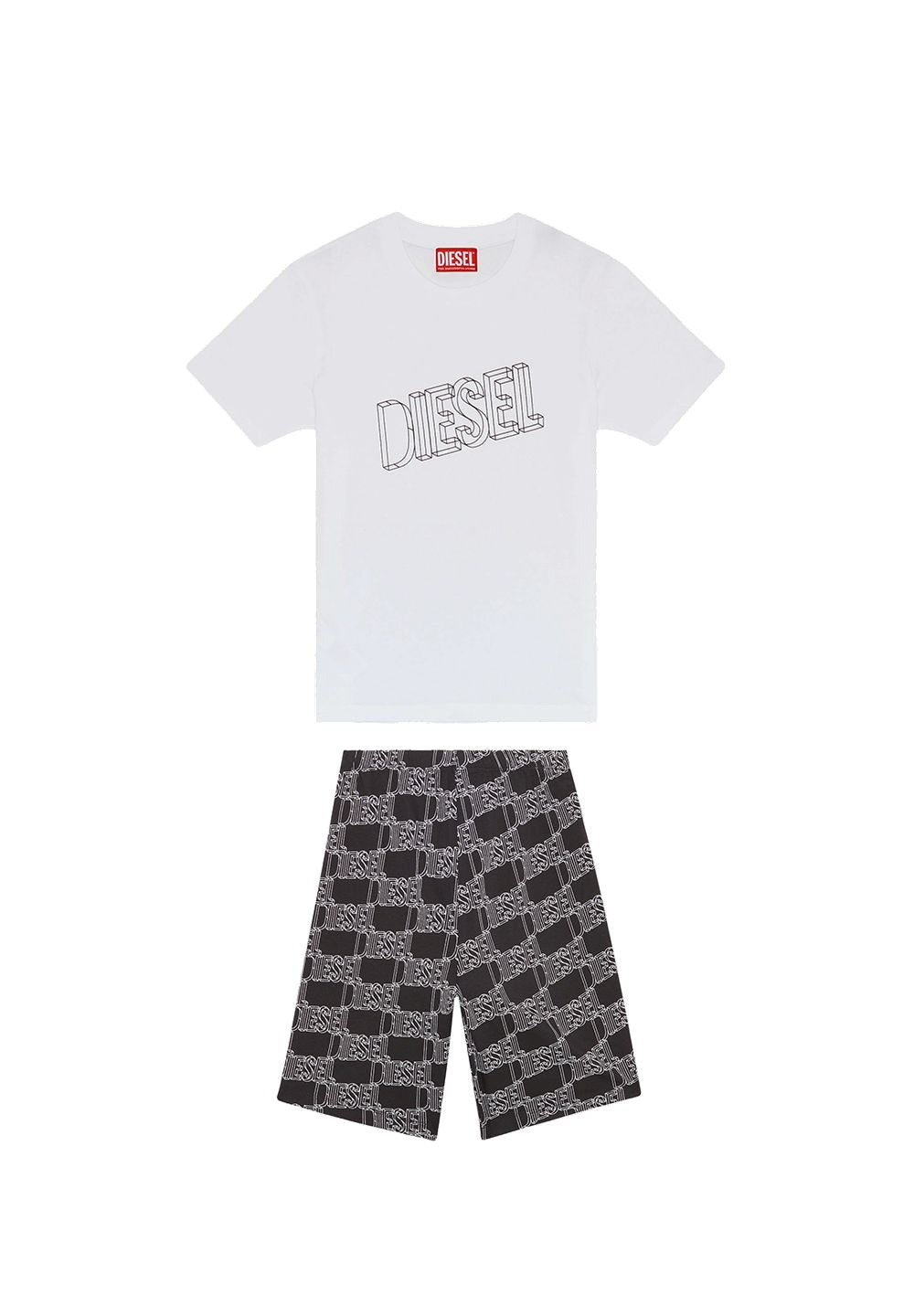 Completo bianco-nero per bambino - Primamoda kids