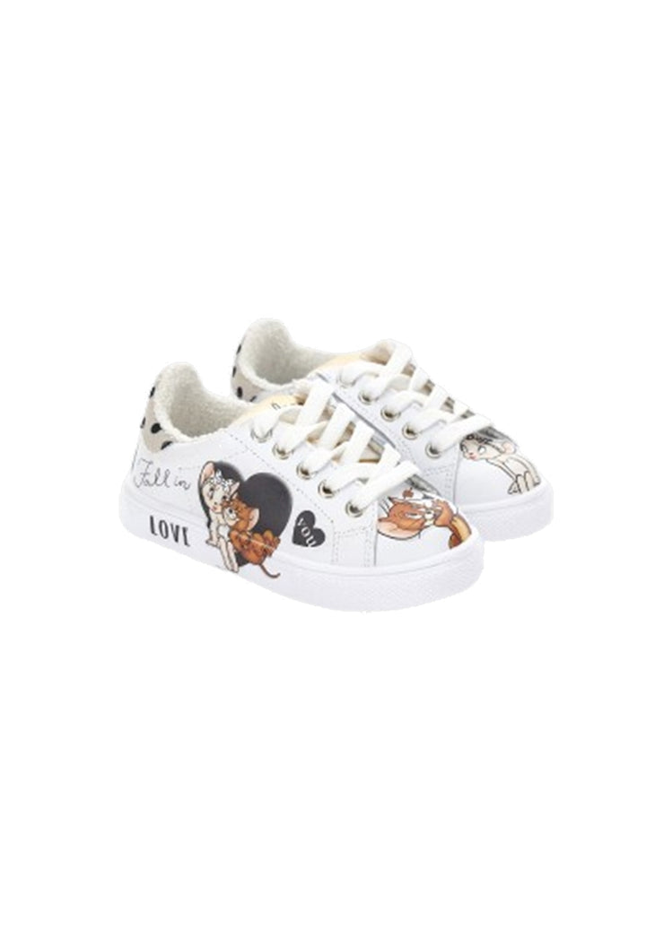 Scarpa bianca per neonata - Primamoda kids