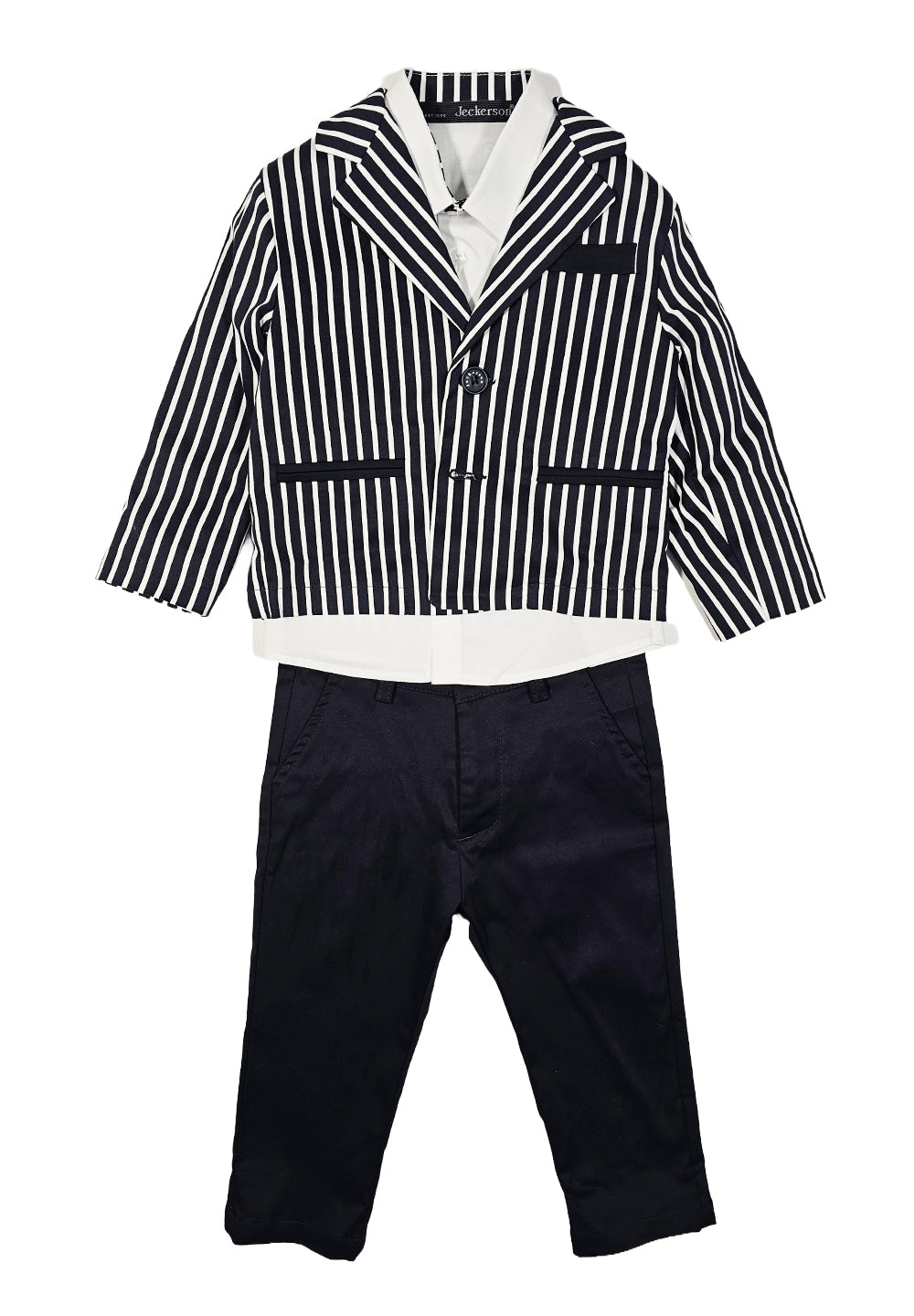Completo abito blu per bambino - Primamoda kids