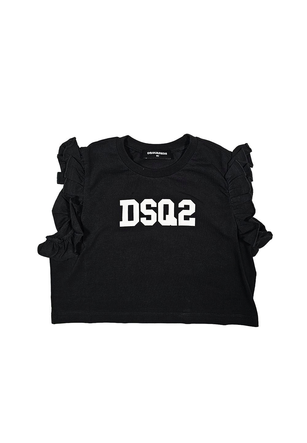 T-shirt nera per bambina - Primamoda kids