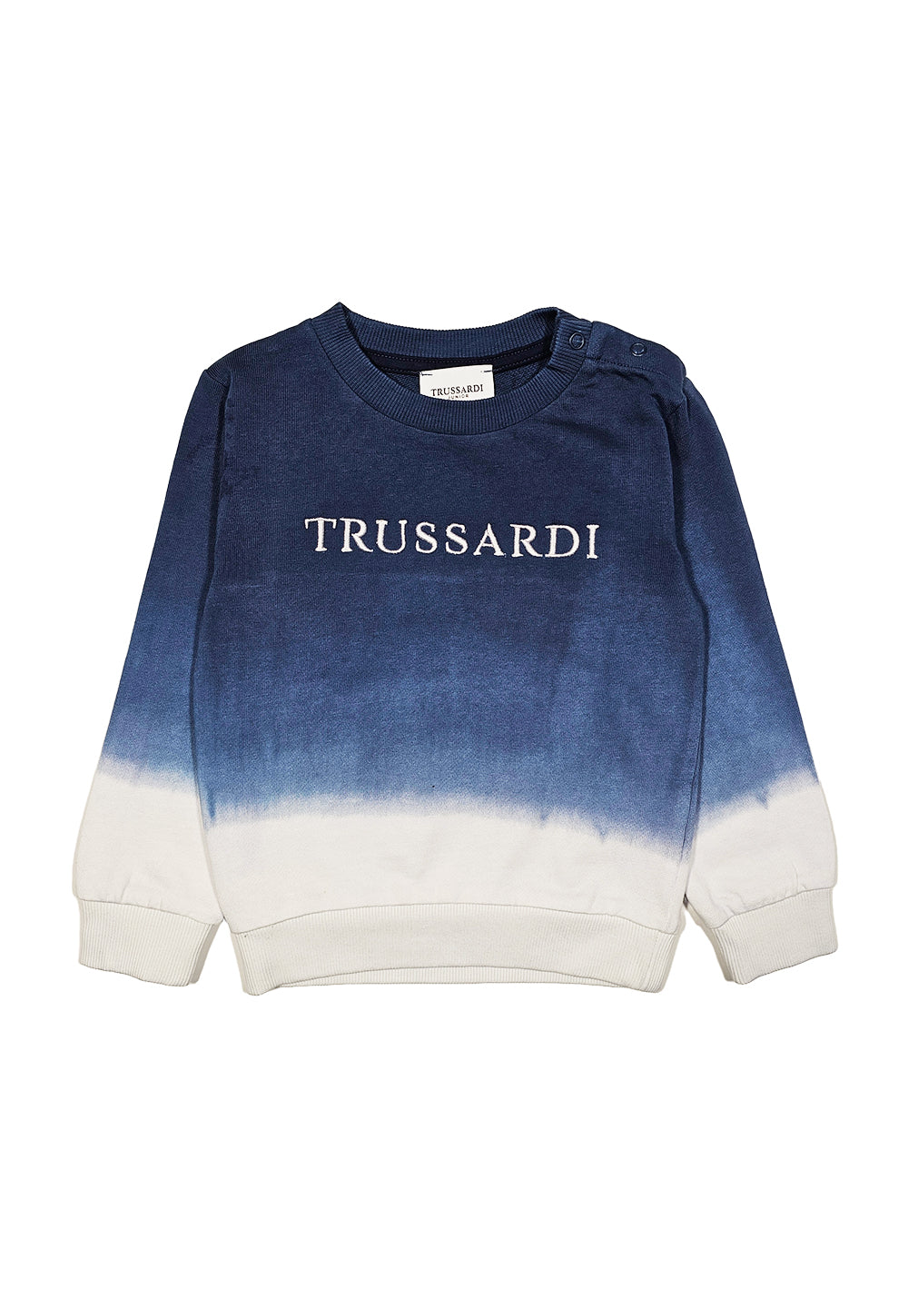Felpa girocollo blu per bambino - Primamoda kids