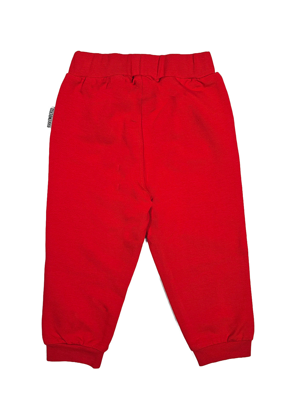 Pantalone felpa rosso per neonato - Primamoda kids