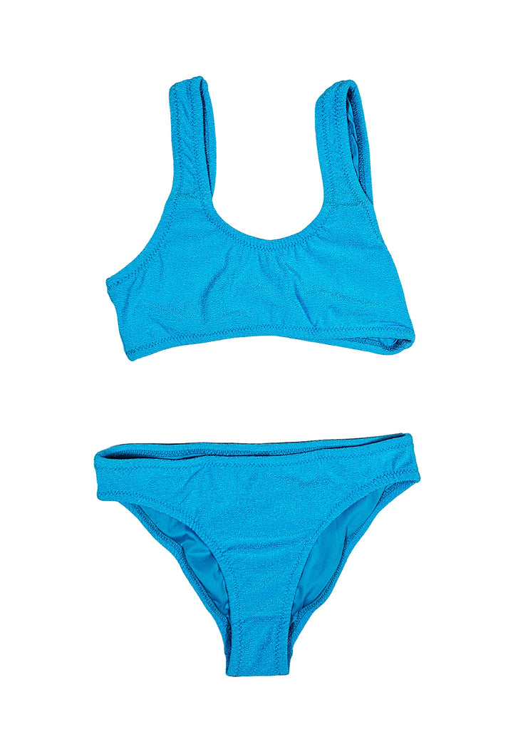 Costume bikini turchese per bambina - Primamoda kids