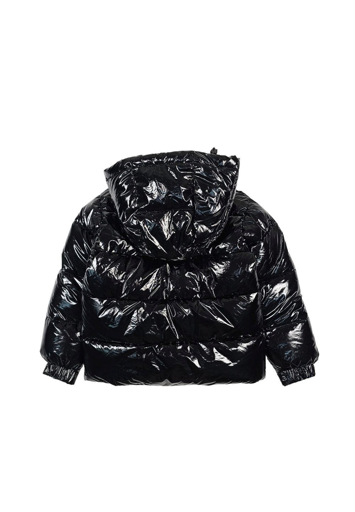 Giubbotto lucido nero per bambino - Primamoda kids