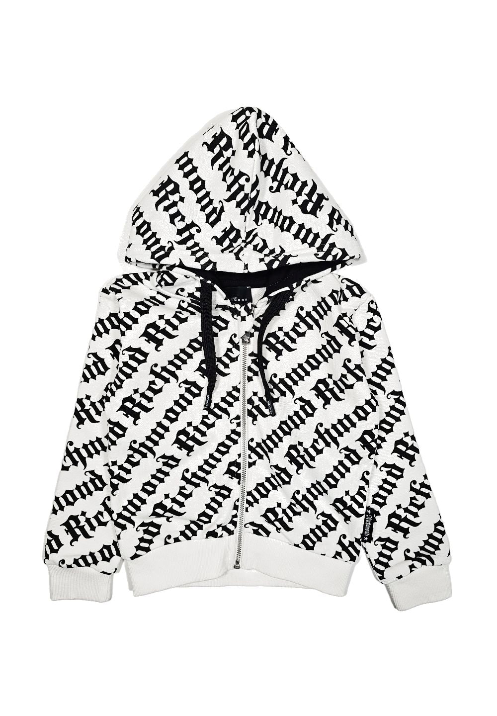 Felpa zip bianca per neonato - Primamoda kids