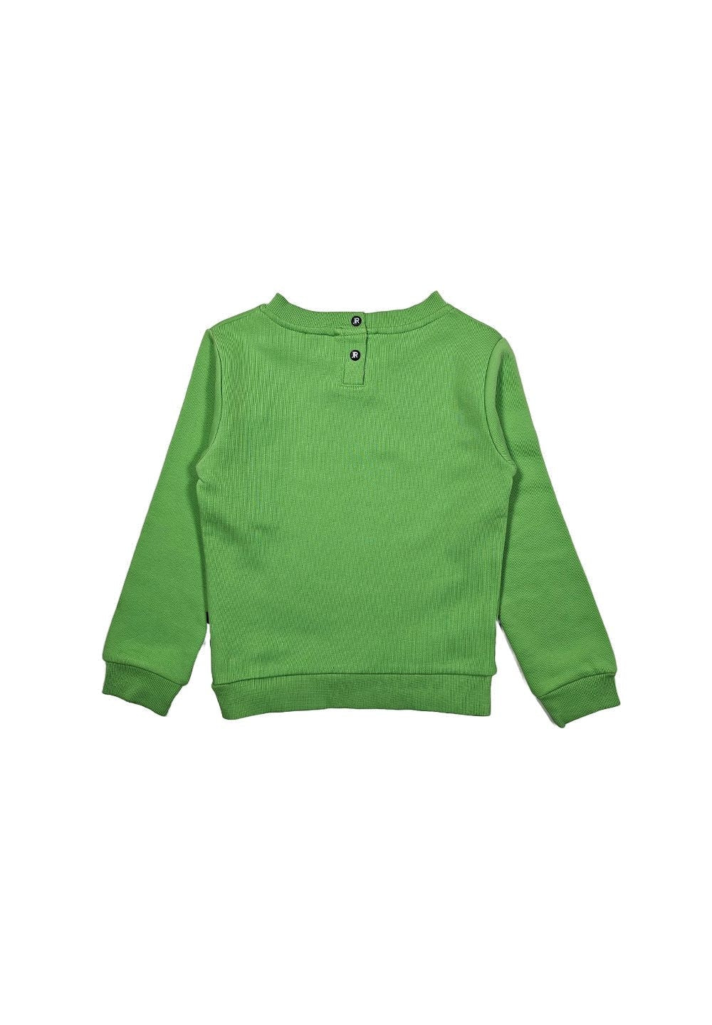 Felpa girocollo verde per neonato - Primamoda kids