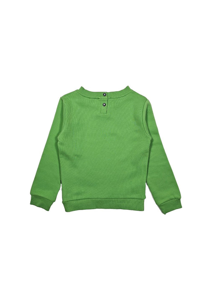 Felpa girocollo verde per neonato - Primamoda kids