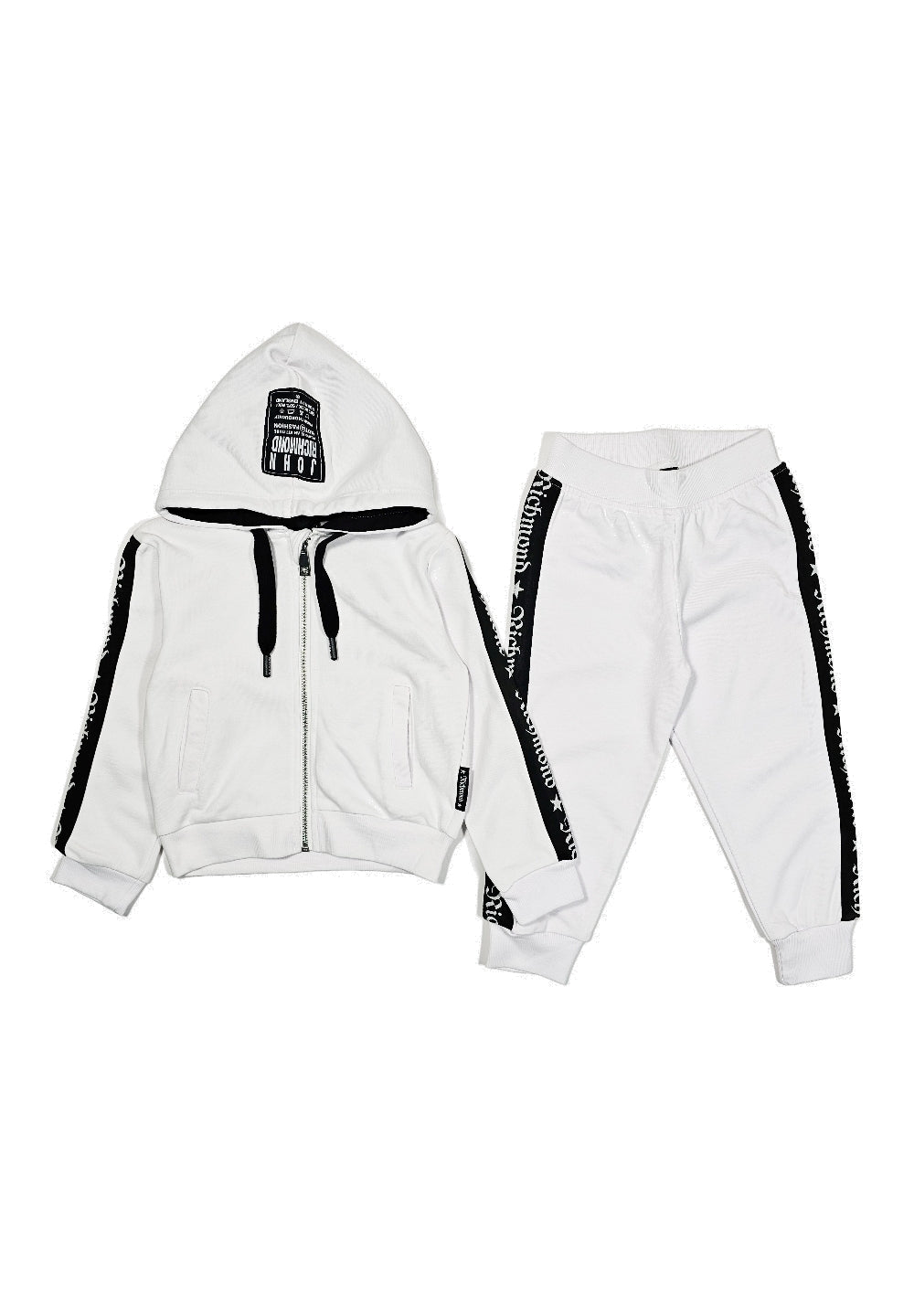 Completo felpa bianco per neonato - Primamoda kids
