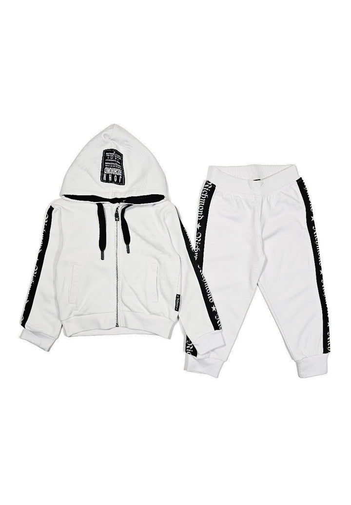 Completo felpa bianco per bambino - Primamoda kids