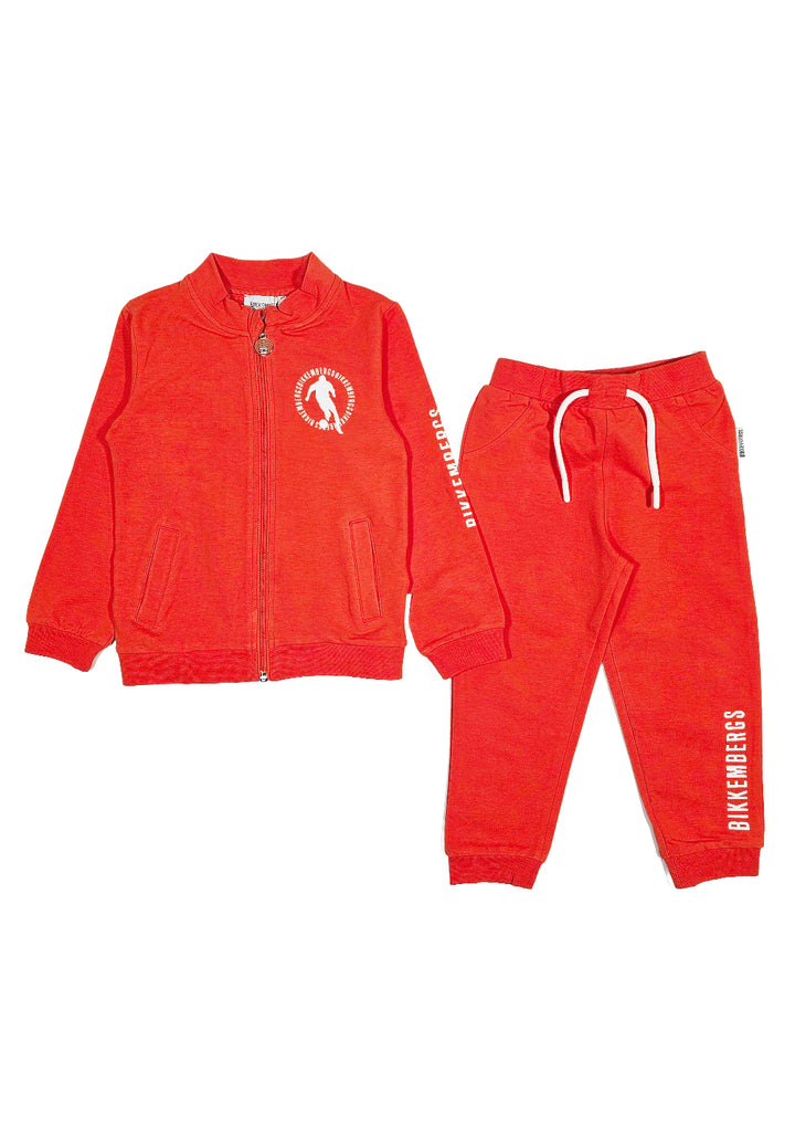 Completo felpa arancione per neonato - Primamoda kids
