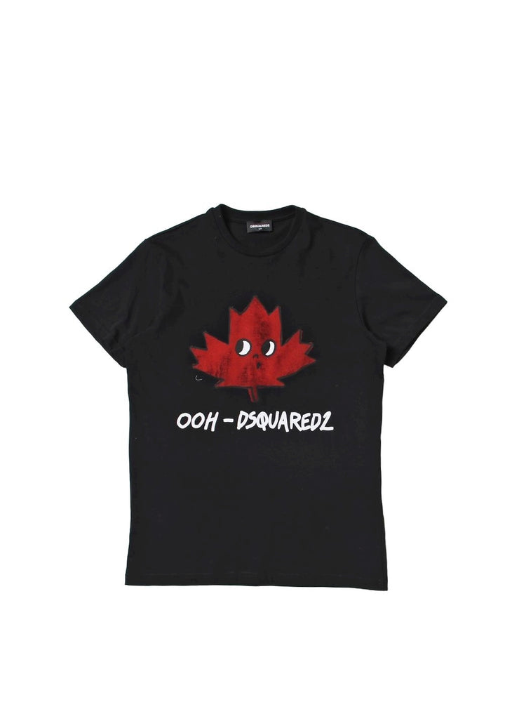 T-shirt nera per bambino - Primamoda kids