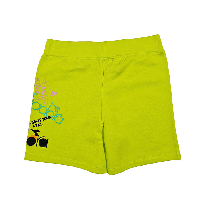 Short felpa lime per bambina - Primamoda kids