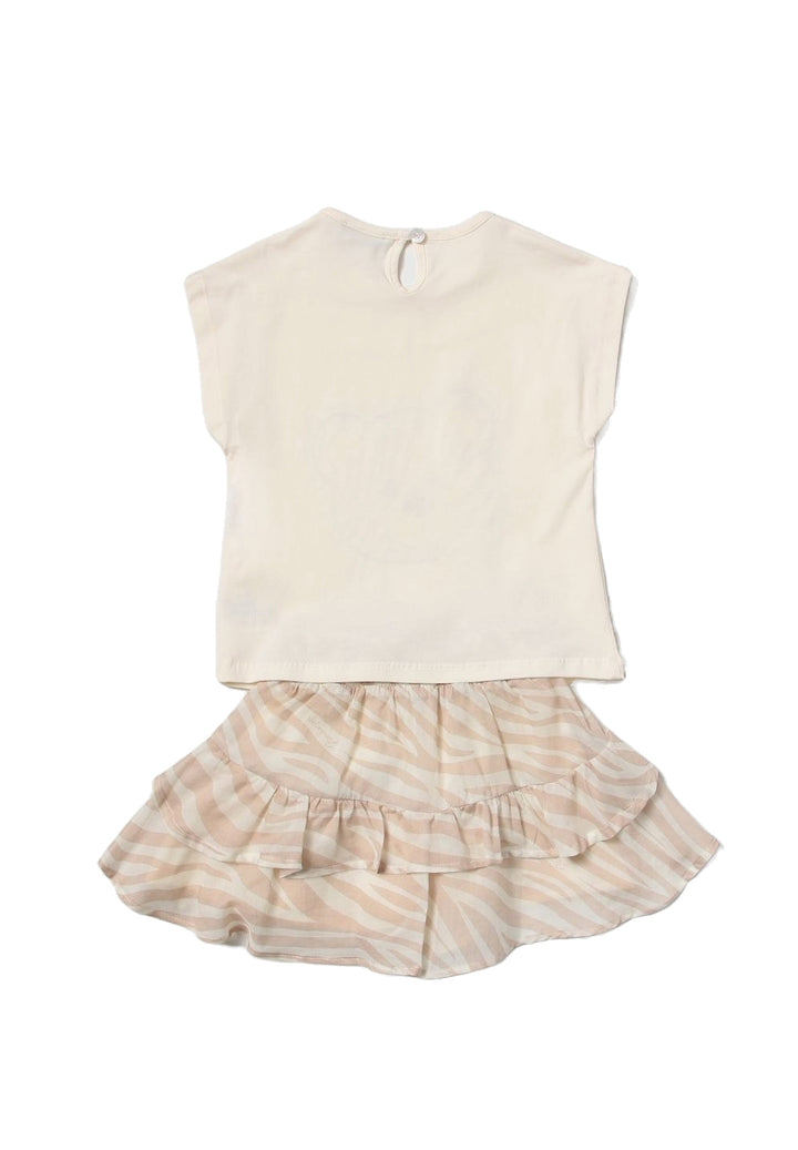 Completo beige per neonata - Primamoda kids