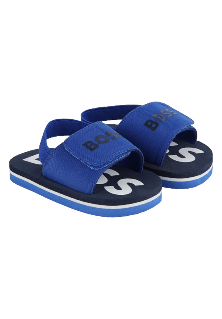 Ciabatte blu royal per bambino - Primamoda kids
